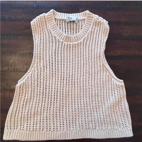 Hollister Cream Knit Tank Top - Picture 4 of 6